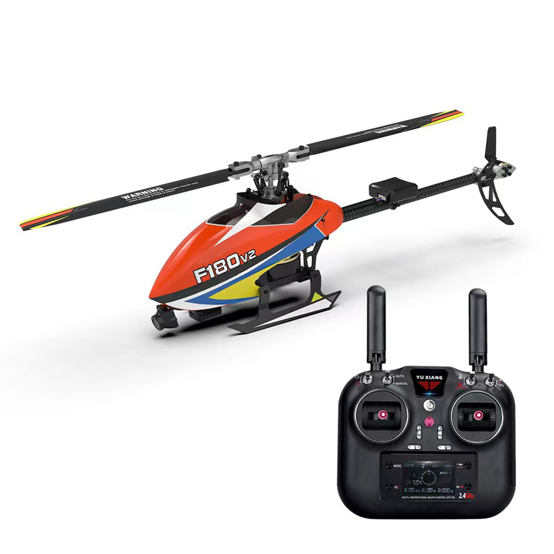 YU XIANG F180 V2 Direct Drive Flybarless RC Helicopter RTF | RTRhobby