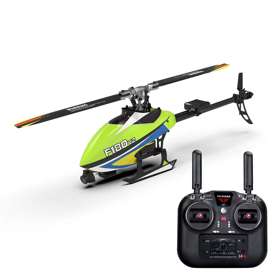 YU XIANG F180 V2 Direct Drive Flybarless RC Helicopter RTF | RTRhobby