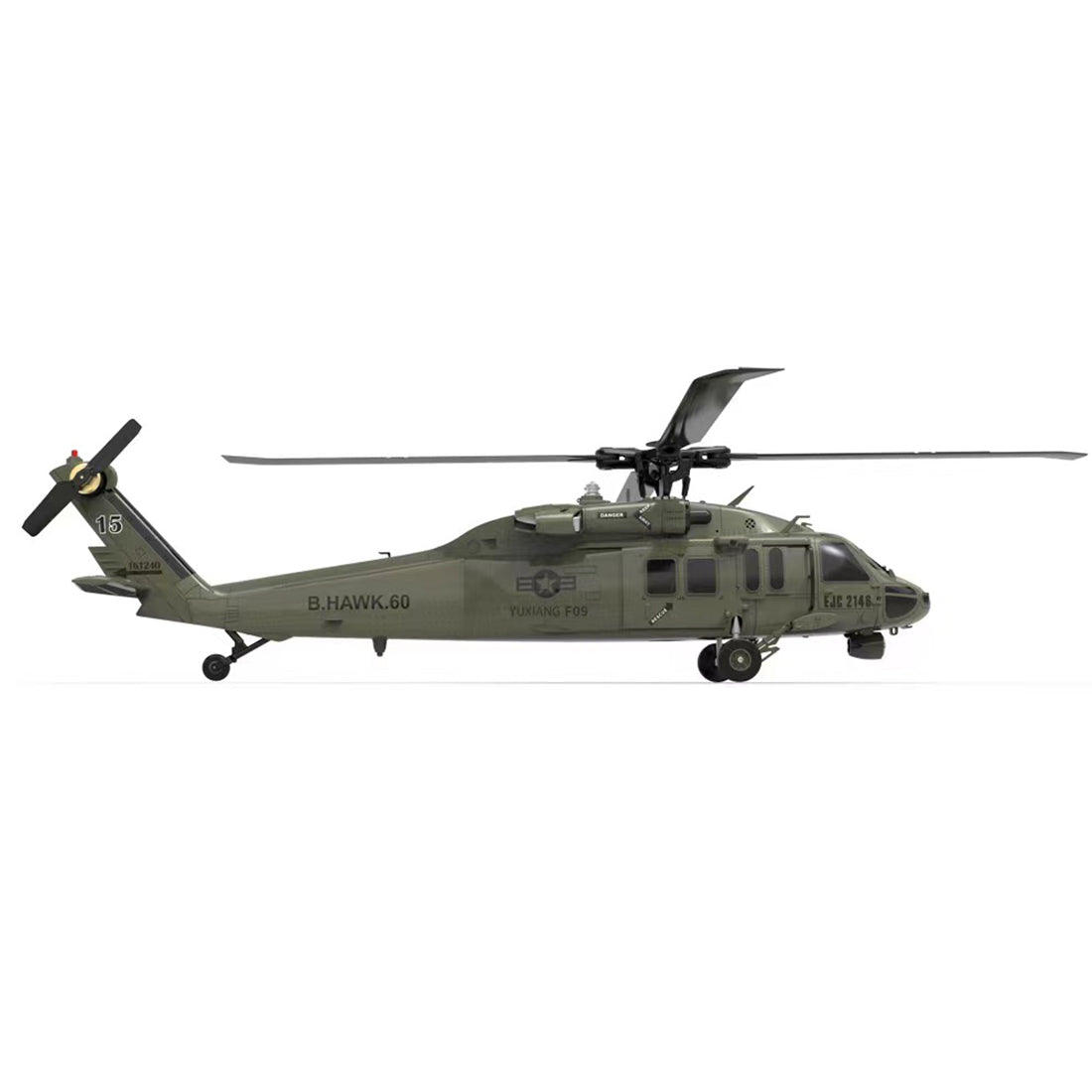 YUXIANG Black Hawk F09 1/47 6CH Brushless RC Helicopter RTF | RTRhobby