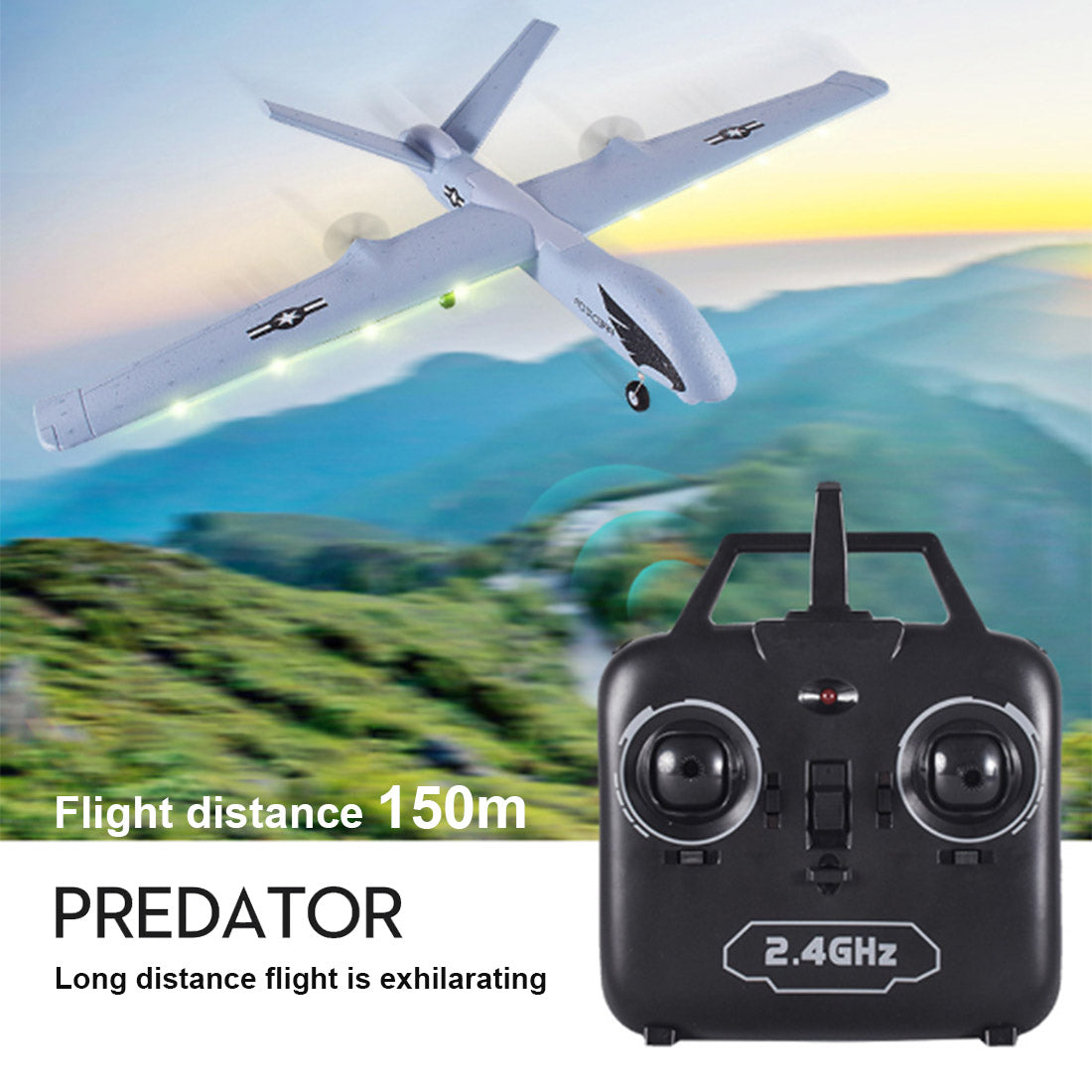 Z51 RC Airplane Model Predator Drone | RTRhobby