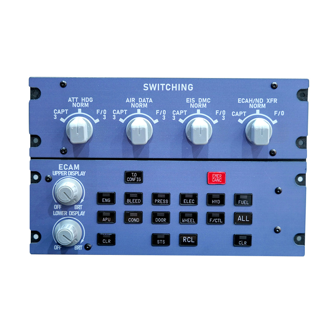 Rowsfire A109 V3.0 A32X Full Size ECAM Home Cockpit Panel for MSFS 2020/2024, FENIX, FBW on Windows
