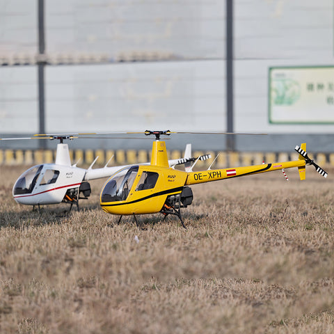 RVE R22 Robinson 1/4.5 Scale 700-Class RC Helicopter, 2.4GHz 6CH GPS Scale Model with H2 Flight Controller( RTF/KIT Version)