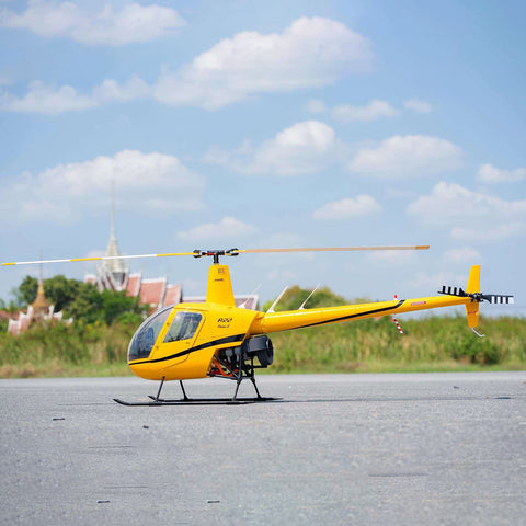 RVE R22 Robinson 1/4.5 Scale 700-Class RC Helicopter, 2.4GHz 6CH GPS Scale Model with H2 Flight Controller( RTF/KIT Version)