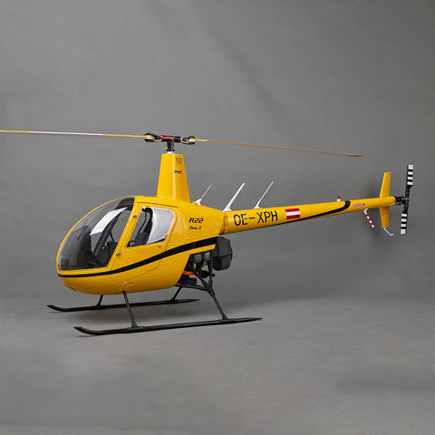 RVE R22 Robinson 1/4.5 Scale 700-Class RC Helicopter, 2.4GHz 6CH GPS Scale Model with H2 Flight Controller( RTF/KIT Version)