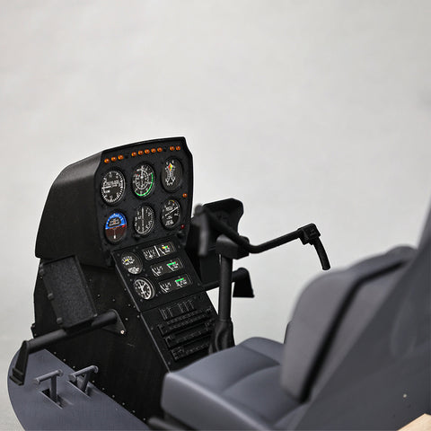 RVE R22 Robinson 1/4.5 Scale 700-Class RC Helicopter, 2.4GHz 6CH GPS Scale Model with H2 Flight Controller( RTF/KIT Version)