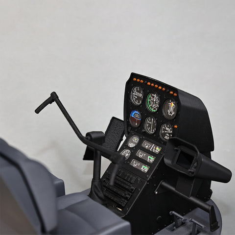 RVE R22 Robinson 1/4.5 Scale 700-Class RC Helicopter, 2.4GHz 6CH GPS Scale Model with H2 Flight Controller( RTF/KIT Version)