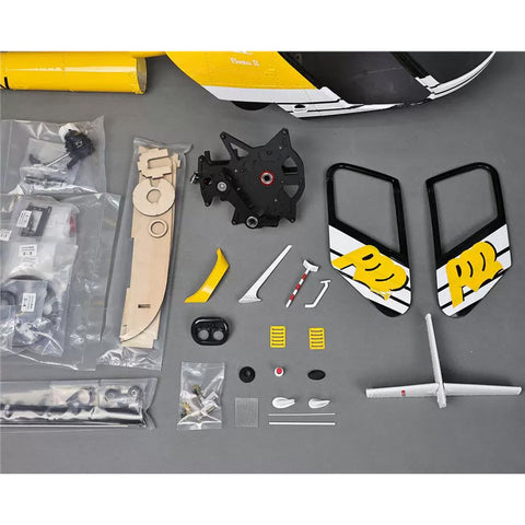 RVE R22 Robinson 1/4.5 Scale 700-Class RC Helicopter, 2.4GHz 6CH GPS Scale Model with H2 Flight Controller( RTF/KIT Version)