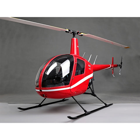 RVE R22 Robinson 1/4.5 Scale 700-Class RC Helicopter, 2.4GHz 6CH GPS Scale Model with H2 Flight Controller( RTF/KIT Version)