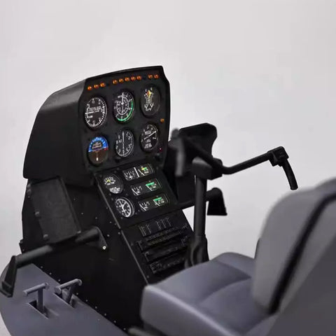 RVE R22 Robinson 1/4.5 Scale 700-Class RC Helicopter, 2.4GHz 6CH GPS Scale Model with H2 Flight Controller( RTF/KIT Version)