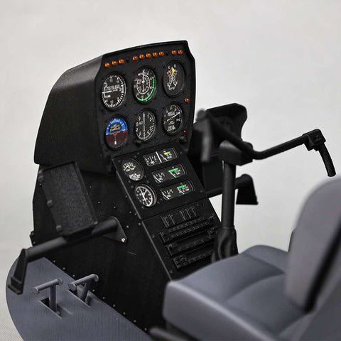 RVE R22 Robinson 1/4.5 Scale 700-Class RC Helicopter, 2.4GHz 6CH GPS Scale Model with H2 Flight Controller( RTF/KIT Version)