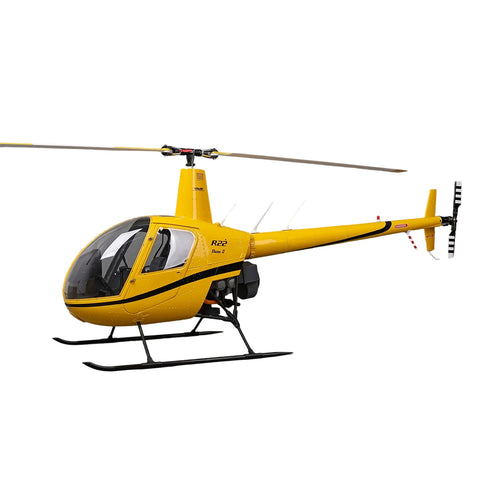 RVE R22 Robinson 1/4.5 Scale 700-Class RC Helicopter, 2.4GHz 6CH GPS Scale Model with H2 Flight Controller( RTF/KIT Version)