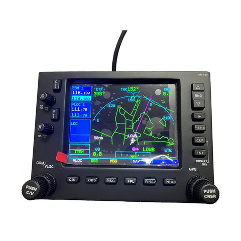 Simulation Flight GNS-530 Style Avionics Panel, 5 Inch 4:3 USB-C Display, Dual Encoders & Full Avionics Controls, Compatible with X-Plane 11/12 & MSFS 2020/2024