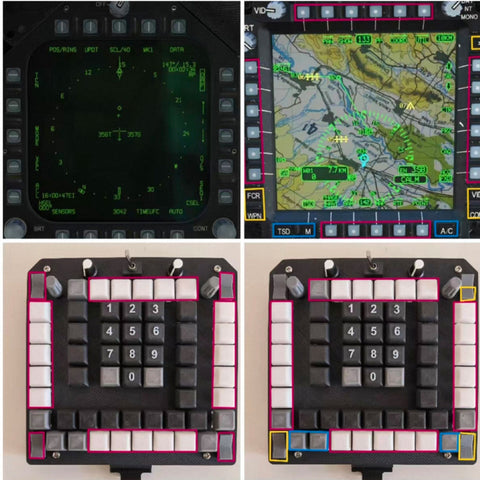Universal MFD/MPD Panel for DCS | F/A-18, F-15, JF-17 & Apache