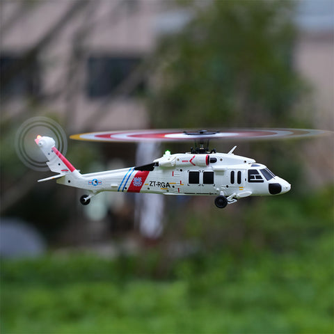 WL K270 UH-60L 2.4G 4CH 170-Class 4-Rotor Flybarless Realistic Helicopter Model with Barometric Altitude & Left/Right Hand Throttle Adjustment (Optical Flow RTF Version)