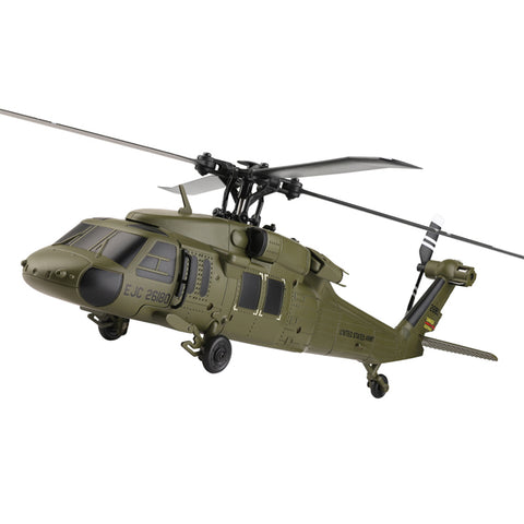WL K270 UH-60L 2.4G 4CH 170-Class 4-Rotor Flybarless Realistic Helicopter Model with Barometric Altitude & Left/Right Hand Throttle Adjustment (Optical Flow RTF Version)