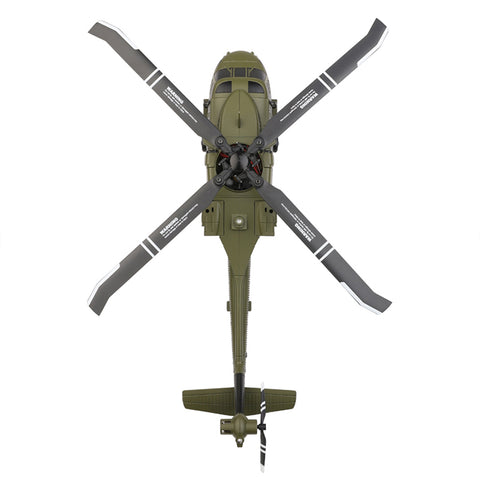WL K270 UH-60L 2.4G 4CH 170-Class 4-Rotor Flybarless Realistic Helicopter Model with Barometric Altitude & Left/Right Hand Throttle Adjustment (Optical Flow RTF Version)