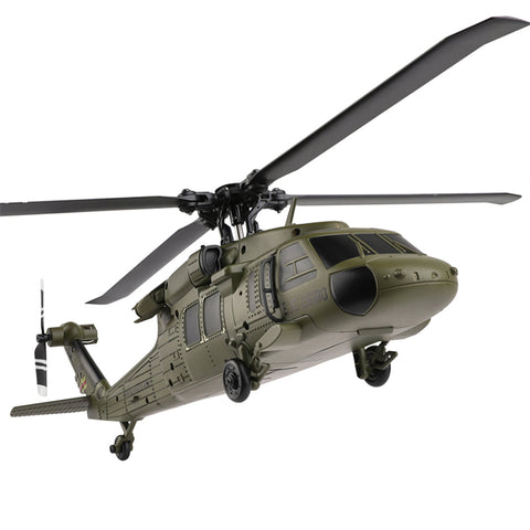 WL K270 UH-60L 2.4G 4CH 170-Class 4-Rotor Flybarless Realistic Helicopter Model with Barometric Altitude & Left/Right Hand Throttle Adjustment (Optical Flow RTF Version)