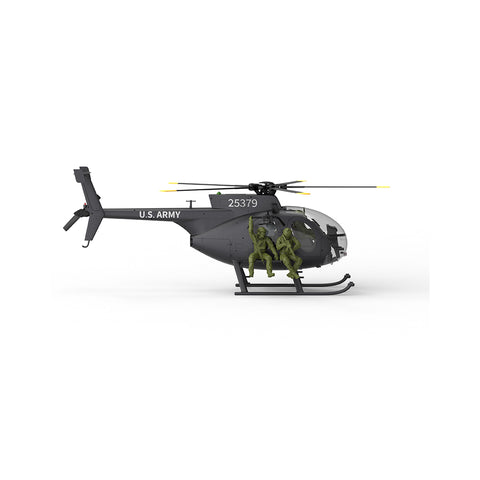 YU XIANG F118S MH-6 Little Bird 250-Class 1/16 Scale RC Helicopter, 5-Blade Rotor, 6G/3D Mode RTF