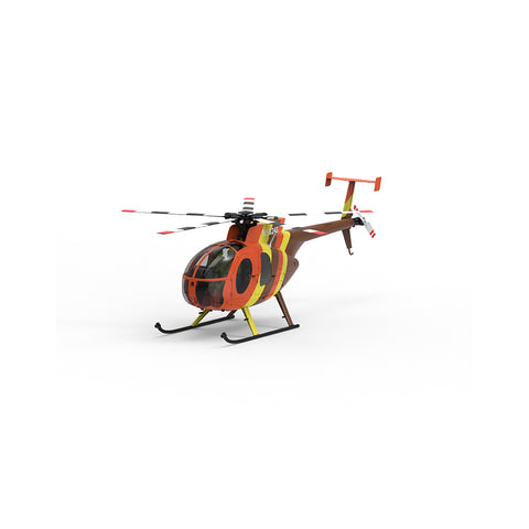 YU XIANG F118S MH-6 Little Bird 250-Class 1/16 Scale RC Helicopter, 5-Blade Rotor, 6G/3D Mode RTF