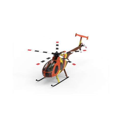 YU XIANG F118S MH-6 Little Bird 250-Class 1/16 Scale RC Helicopter, 5-Blade Rotor, 6G/3D Mode RTF