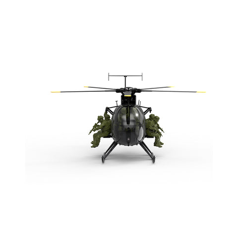 YU XIANG F118S MH-6 Little Bird 250-Class 1/16 Scale RC Helicopter, 5-Blade Rotor, 6G/3D Mode RTF